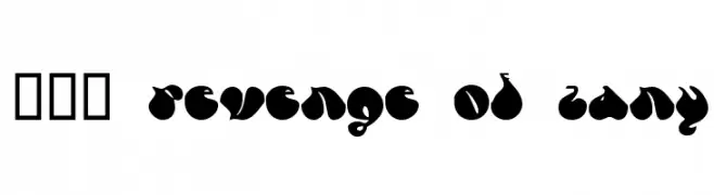 FSO revenge of zany  font caratteri gratis