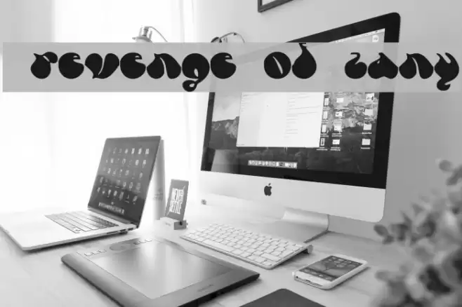 FSO revenge of zany Font examples