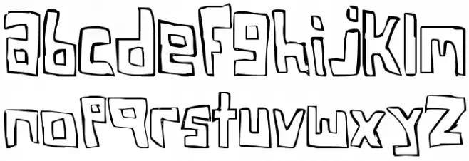 FSO square bracket फ़ॉन्ट लोअरकेस