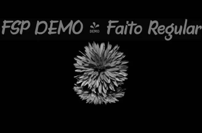 FSP DEMO - Faito Regular フォント examples