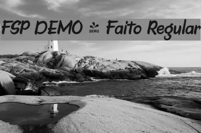 FSP DEMO - Faito Regular フォント examples