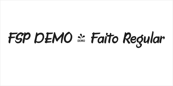 FSP DEMO - Faito Regular Logo