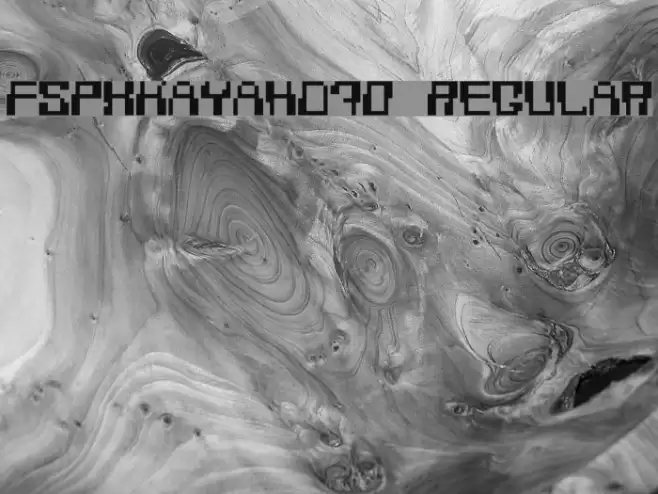 FSPxKayahD70 Regular Font examples