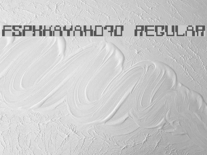 FSPxKayahD70 Regular Font examples
