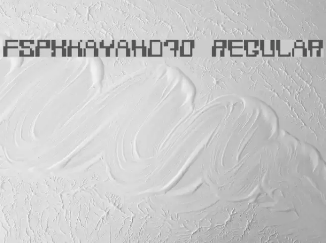 FSPxKayahD70 Regular Font examples