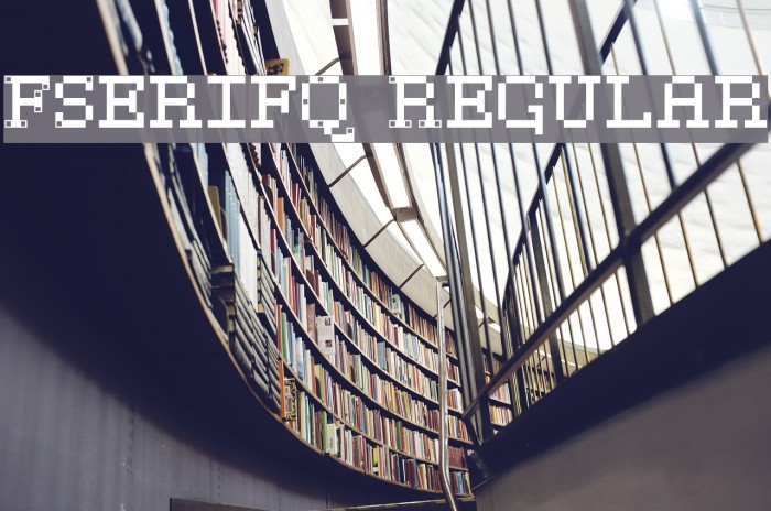 FSerifQ Regular Font examples