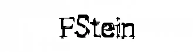 FStein  Frei Schriftart Herunterladen