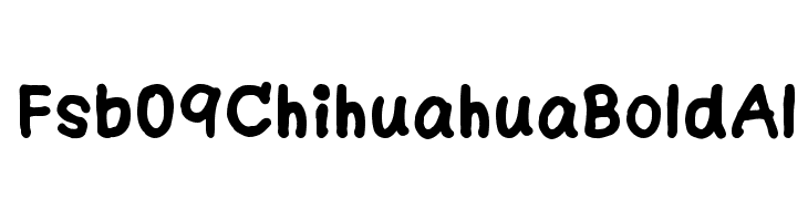 Fsb09ChihuahuaBoldAl  Free Fonts Download