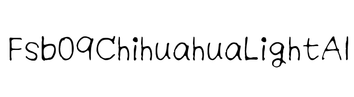 Fsb09ChihuahuaLightAl  font caratteri gratis