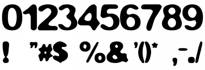 fStop Font OTHER CHARS