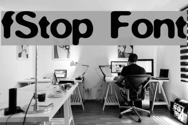 fStop Font examples