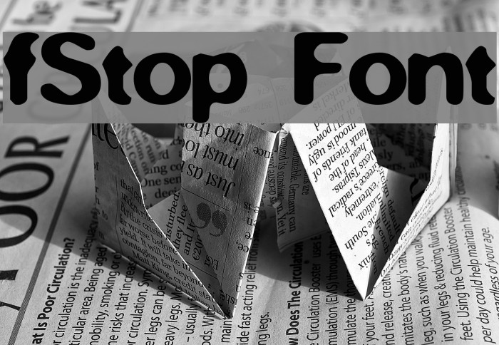 fStop Font examples