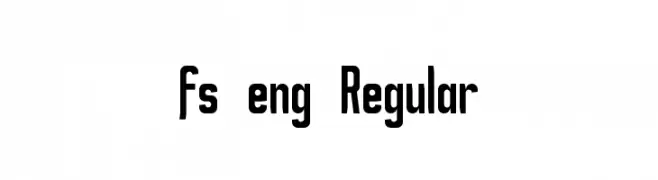 fs eng Regular  Frei Schriftart Herunterladen
