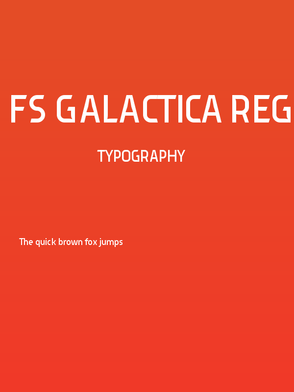 fs galactica Regular Poster