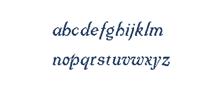 fs jenson 1 italic Regular Lowercase