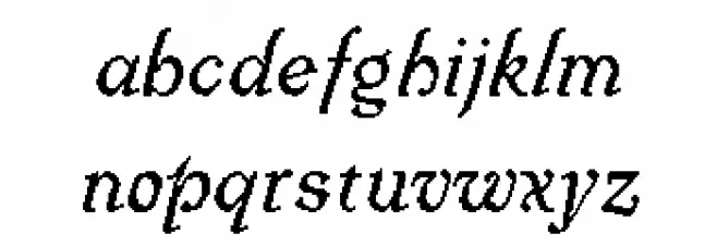 fs jenson 1 italic Regular Caratteri MINUSCOLO