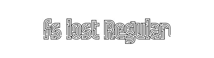 fs lost Regular  Fuentes Gratis Descargar