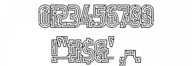 fs lost Regular Font OTHER CHARS