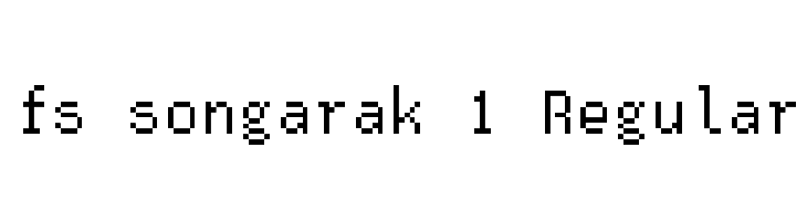 fs songarak 1 Regular Font