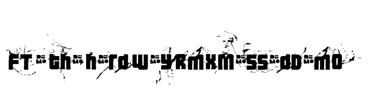 FT 3 the hard way RMXmessedDEMO  Скачать бесплатные шрифты