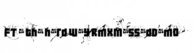 FT 3 the hard way RMXmessedDEMO  baixar fontes gratis