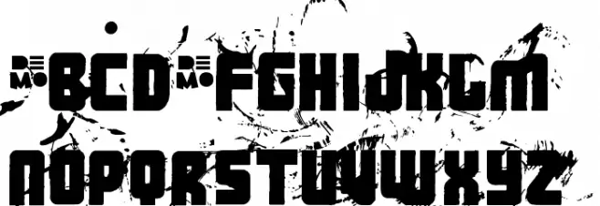 FT 3 the hard way RMXmessedDEMO Caratteri MAIUSCOLE