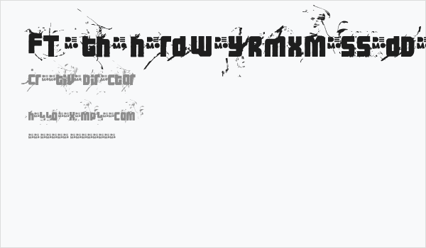 FT 3 the hard way RMXmessedDEMO Business Card