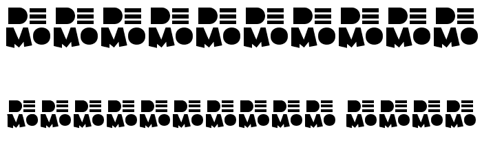 FT 3 the hard way RMXwhippedDEMO Font OTHER CHARS
