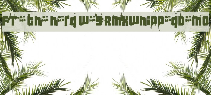 FT 3 the hard way RMXwhippedDEMO Font examples