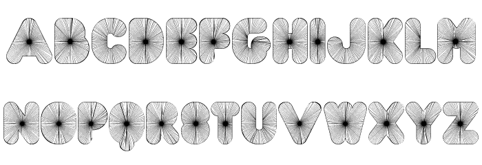 FT AcidTest 2 progressive Font LOWERCASE