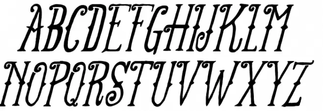 FT Anchor Yard Italic Fuentes MAYÚSCULAS