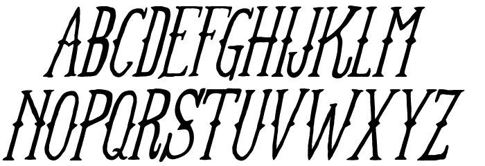 FT Anchor Yard Italic Font LOWERCASE