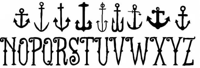 FT Anchor Yard Regular Font OTHER CHARS
