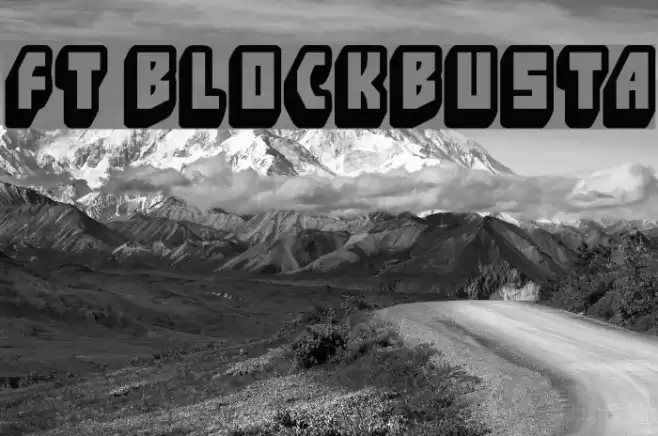 FT Blockbusta Font examples
