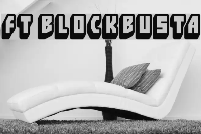 FT Blockbusta Font examples