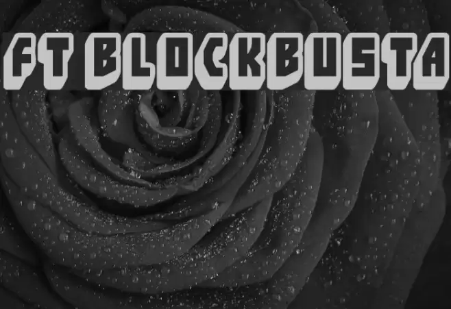 FT Blockbusta Font examples
