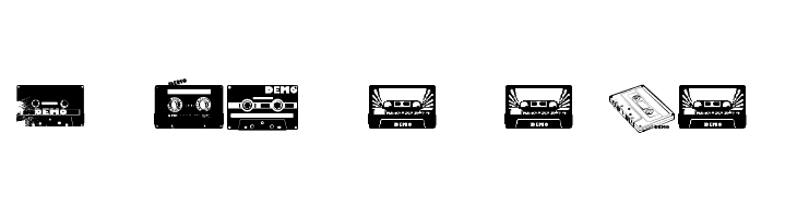 FT Cassette Demo  Frei Schriftart Herunterladen