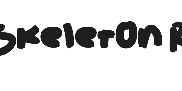 FT Fat Skeleton Regular Logo