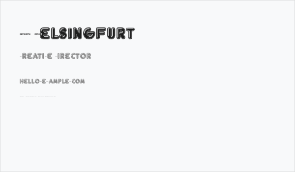 FT Helsingfurt Business Card