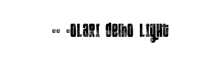 FT Kolari demo light  免费字体下载