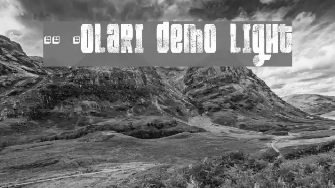 FT Kolari demo light フォント examples
