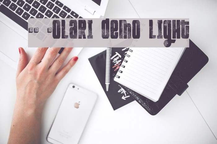 FT Kolari demo light Font examples