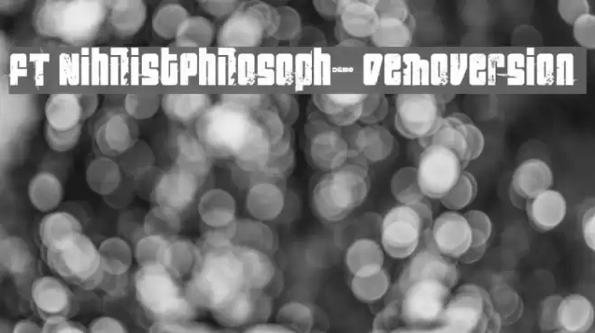 FT NihilistPhilosophy Demoversion Fonte examples