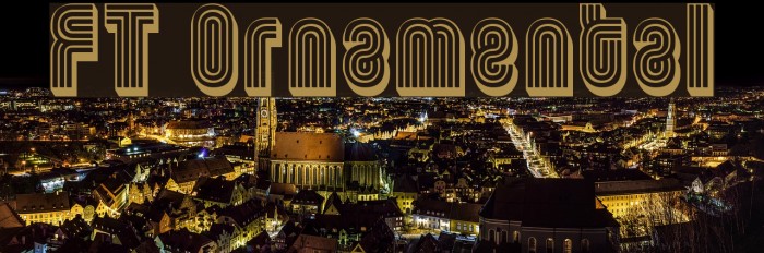 FT Ornamental Font examples