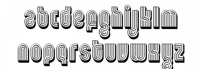 FT Ornamental 字体 小写