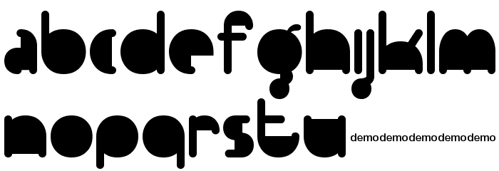 FT Pedant Dilettante demo Font LOWERCASE