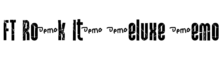 FT Rock It! Deluxe_Demo  免费字体下载