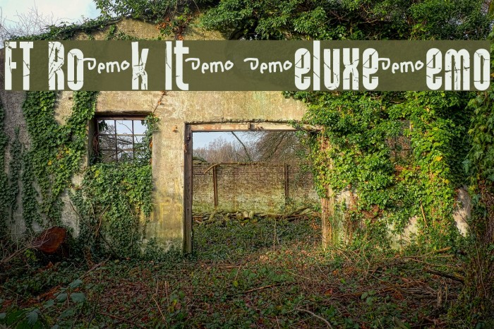 FT Rock It! Deluxe_Demo Font examples