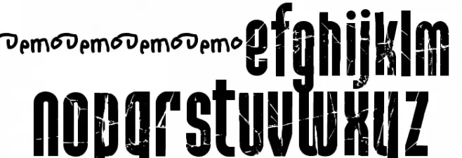 FT Rock It! Deluxe_Demo फ़ॉन्ट लोअरकेस