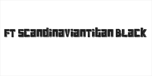 FT ScandinavianTitan Black Logo